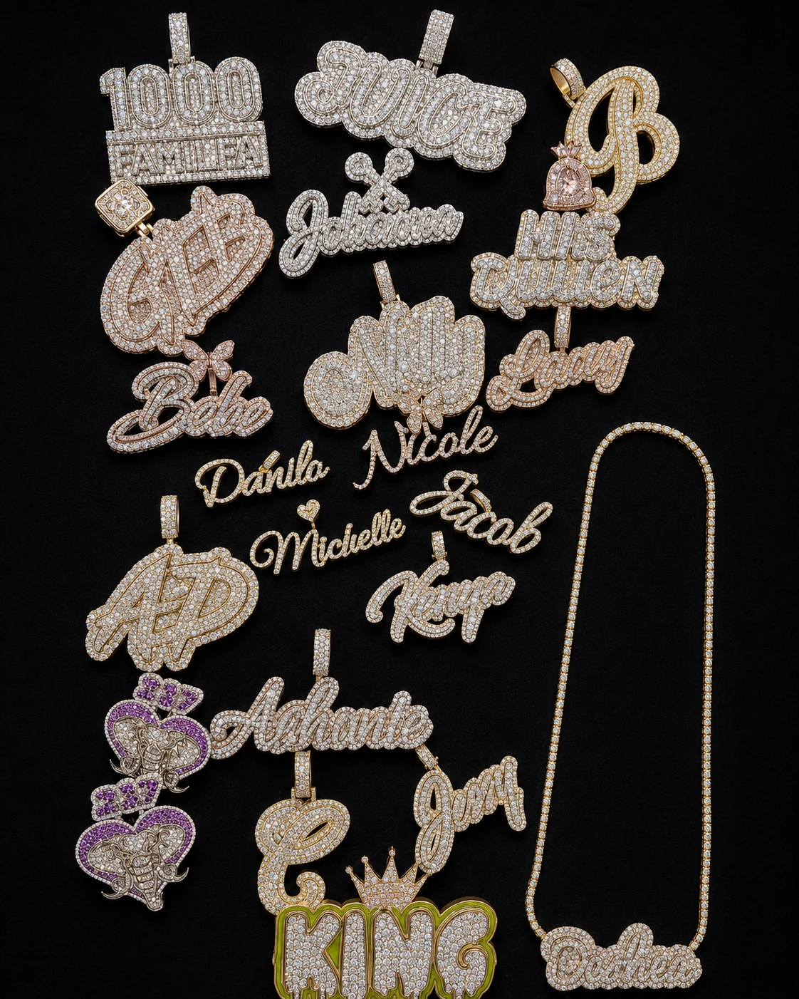Custom jewelry pendants