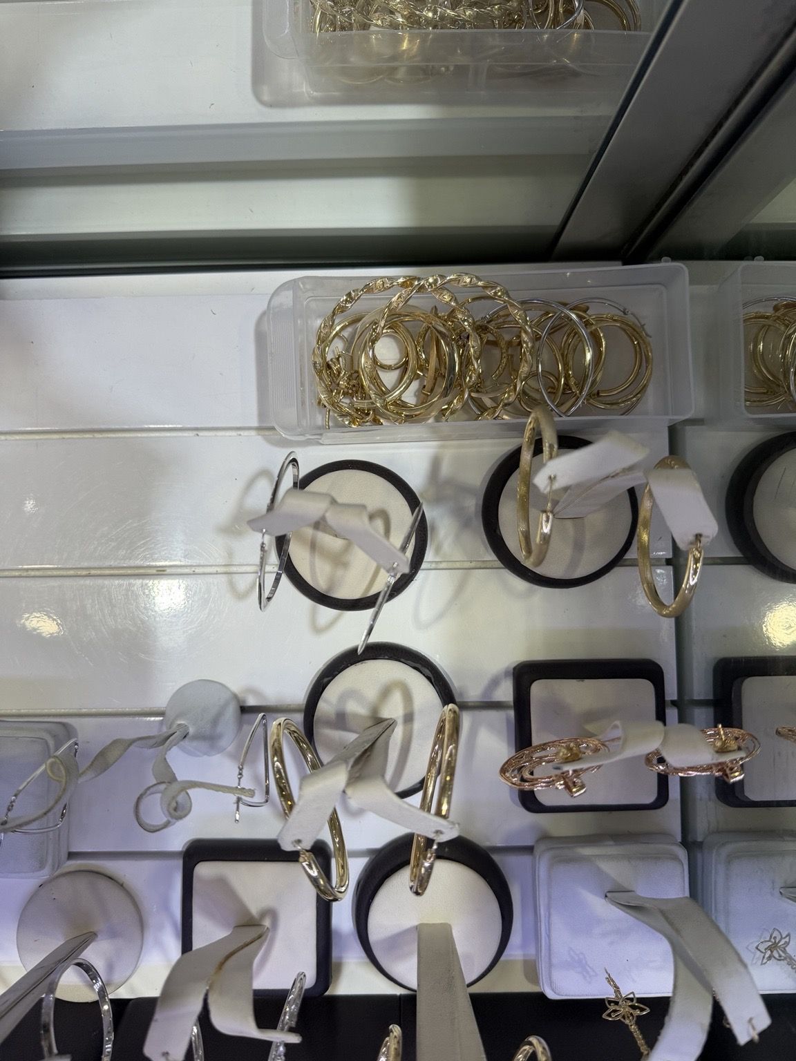 Gold bracelets and jewelry available for evaluation